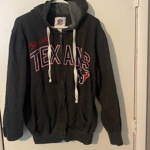 Houston Texans NFL zip up hoodie. Size large